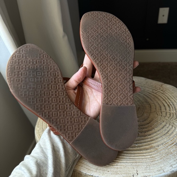 Tory Burch Miller Thong Women's Brown Sandal Size 8 - Picture 16 of 16